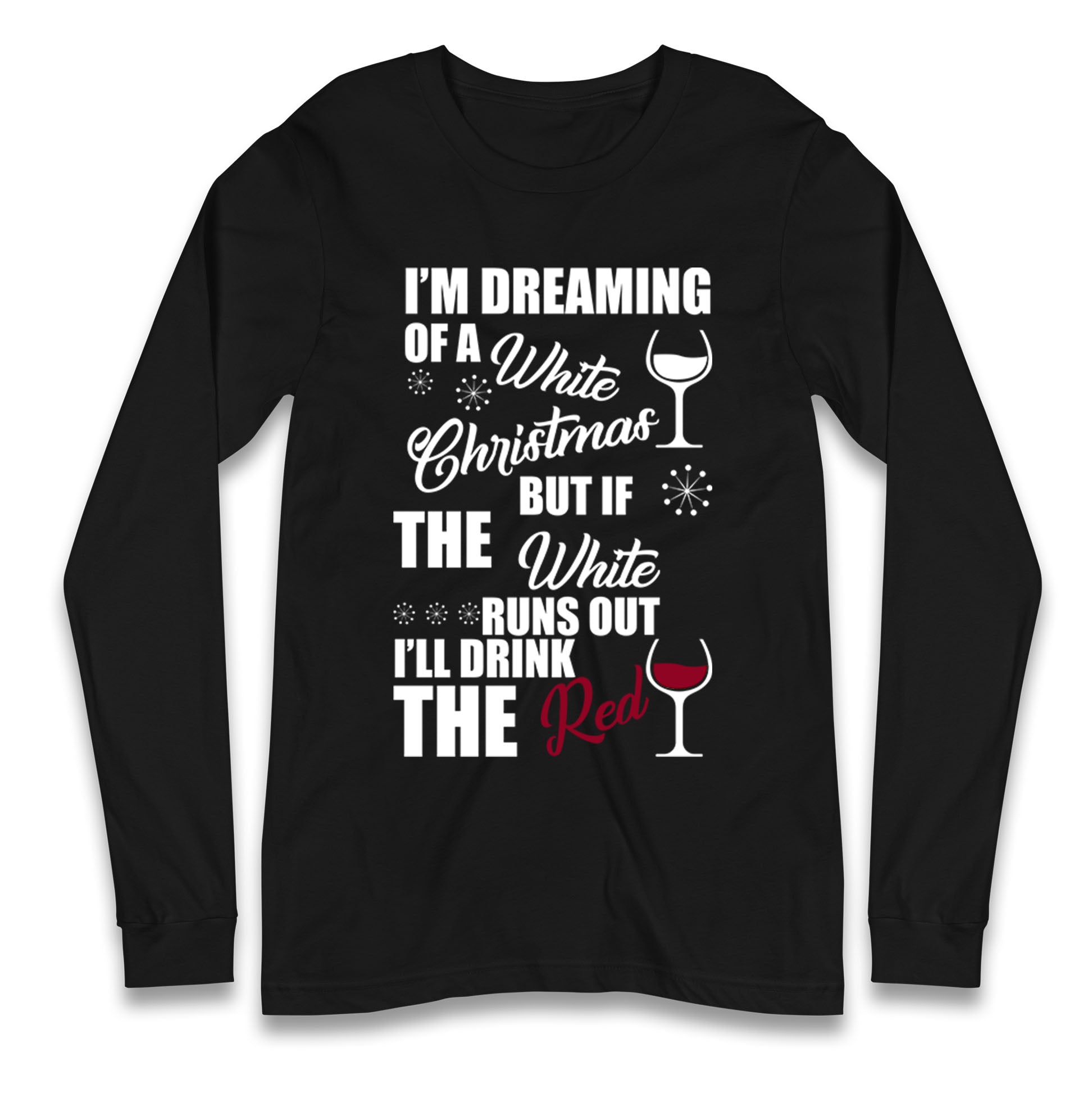 Wine Christmas Longsleeve T Shirt