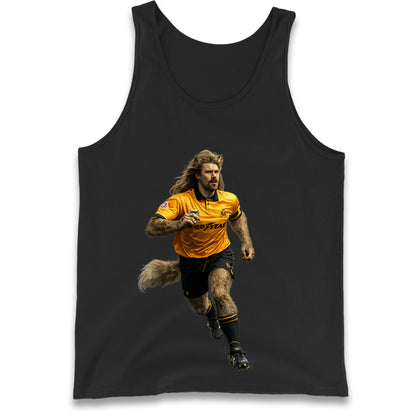 Retro John The Wolf Wolves Football Tank Top