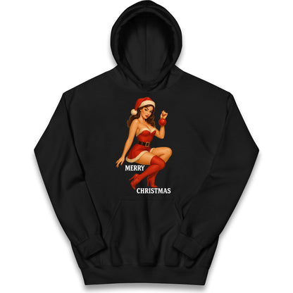 Merry Christmas Sexy Christmas Kids Hoodie
