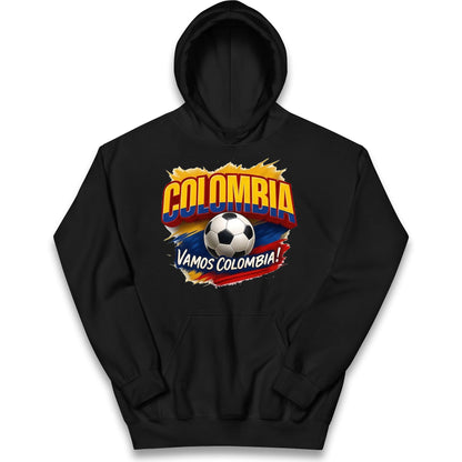 Colombia Retro World Cup Kids Hoodie