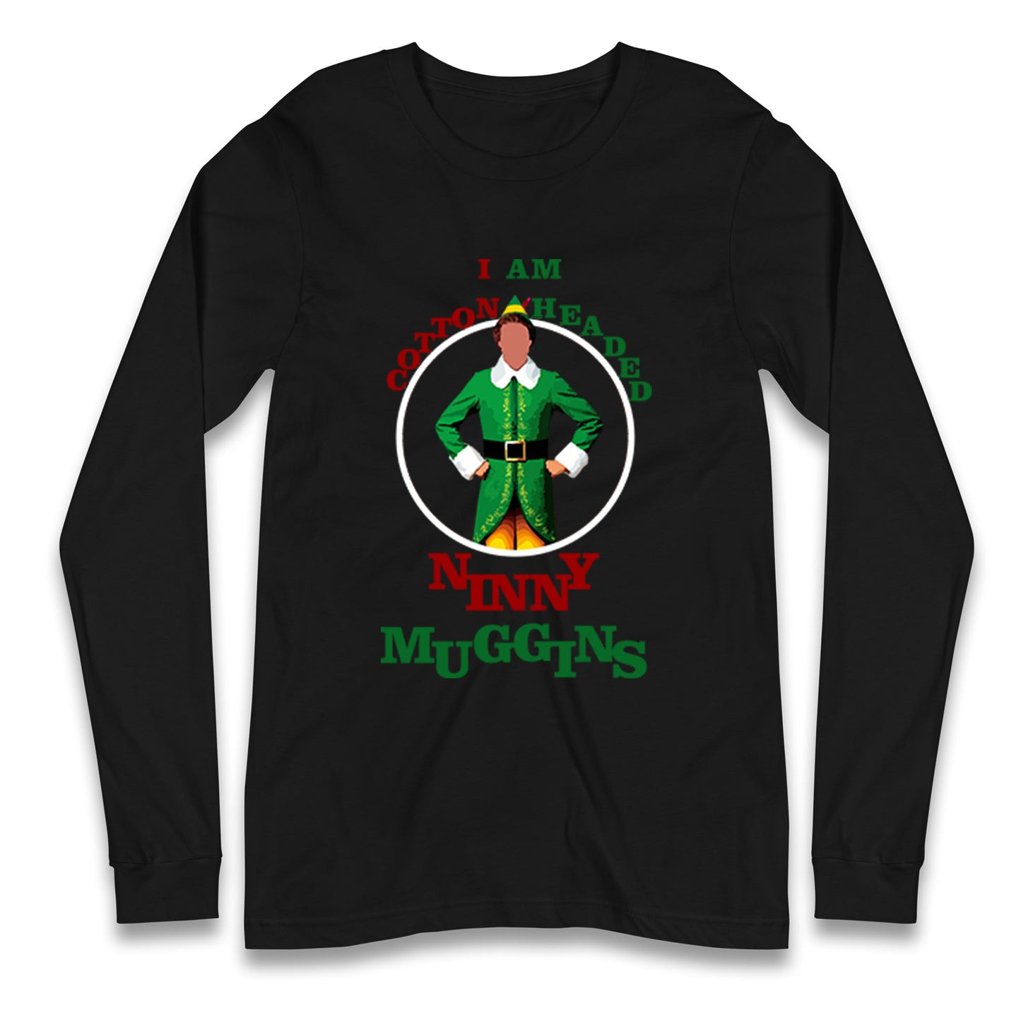 Christmas Patrick Baynham Elf Long Sleeve T Shirt