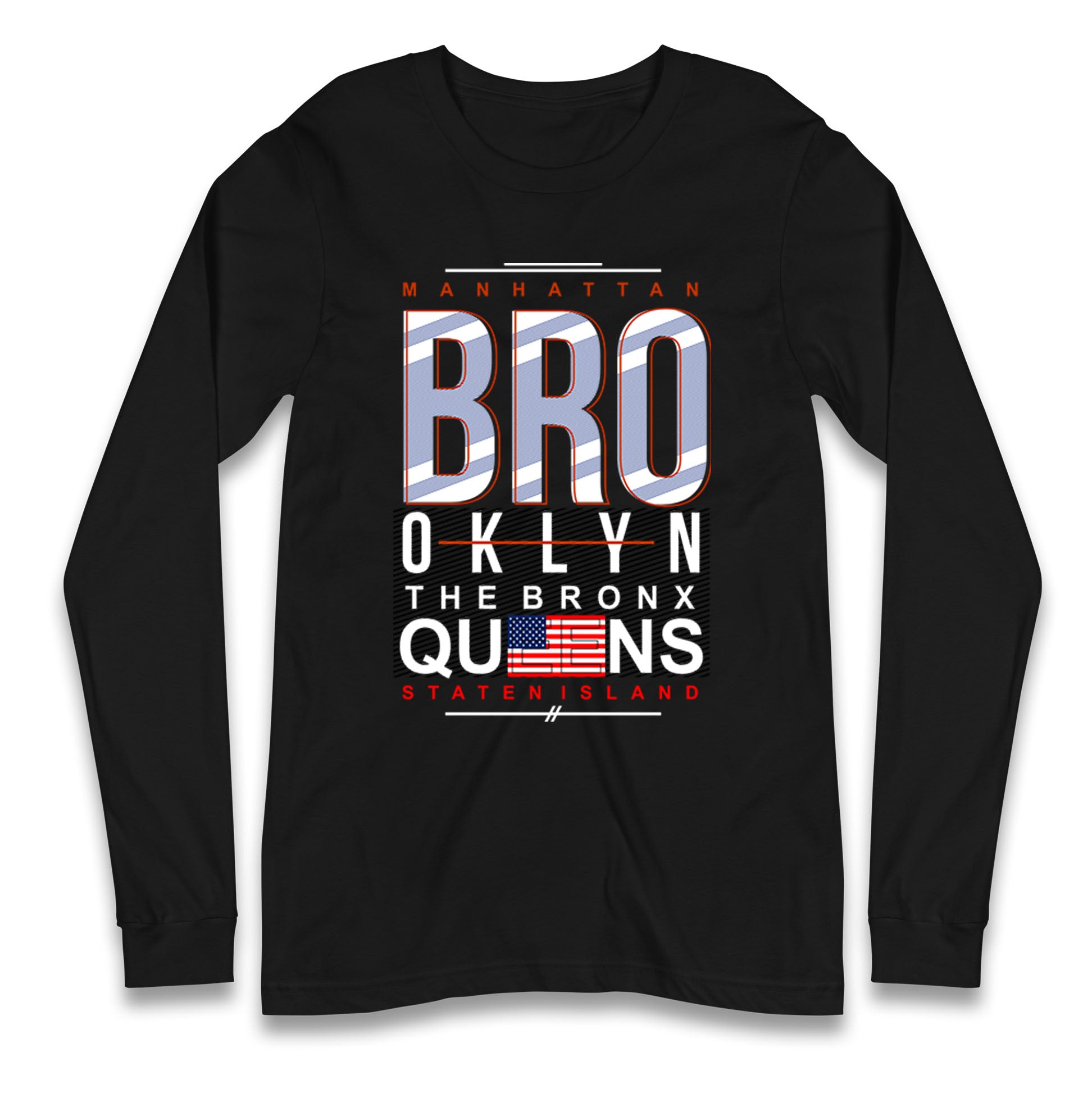 Brooklyn New York State Longsleeve T Shirt