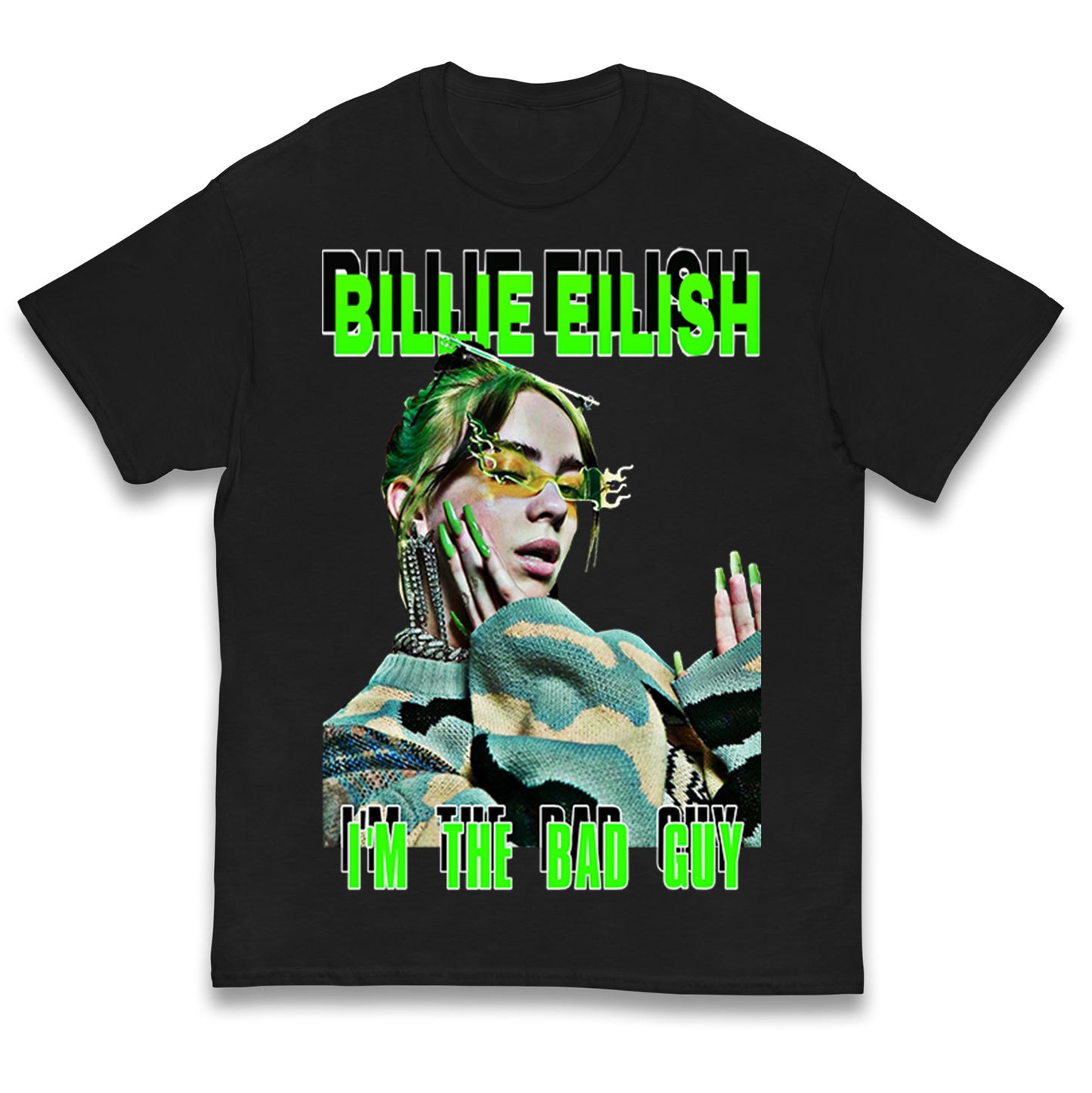 Billie Eilish Singer Kids T Shirt