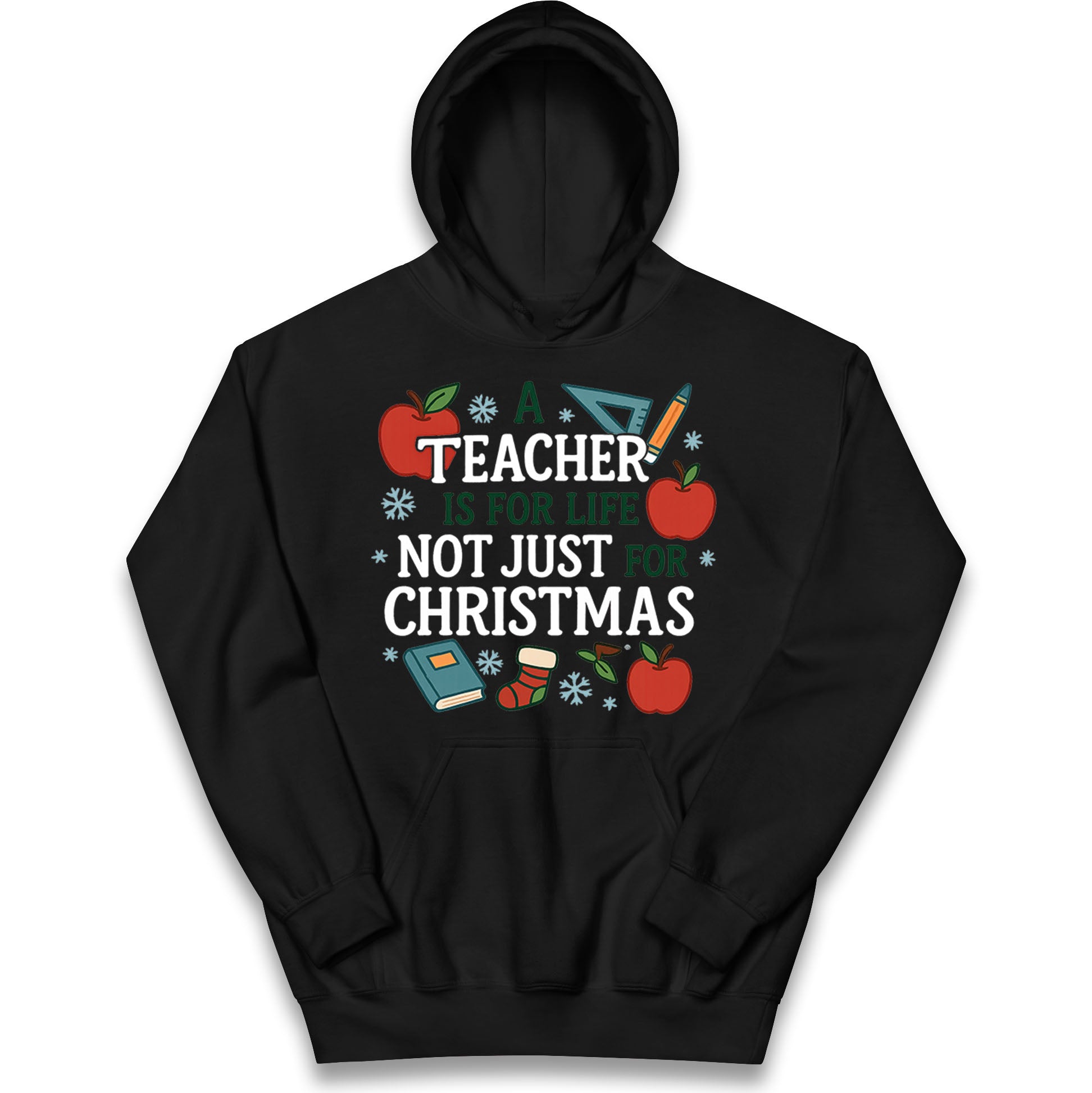 Teacher Christmas Kids Hoodie