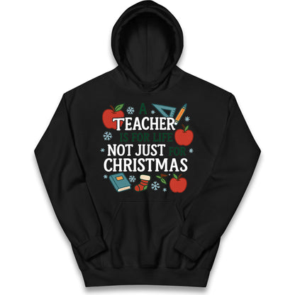 Teacher Christmas Kids Hoodie