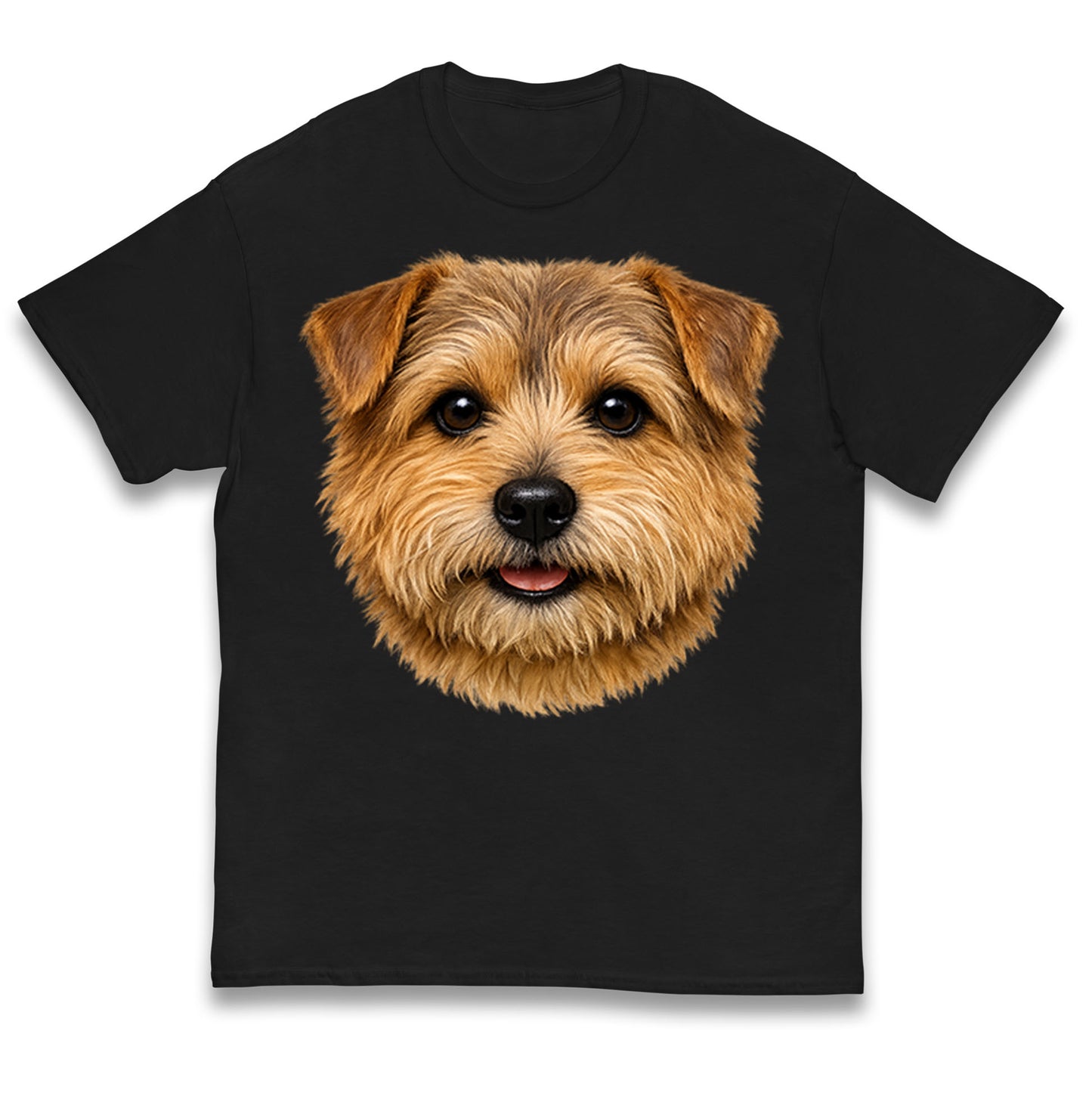 Norfolk Terrier Dog Face Kids T Shirt