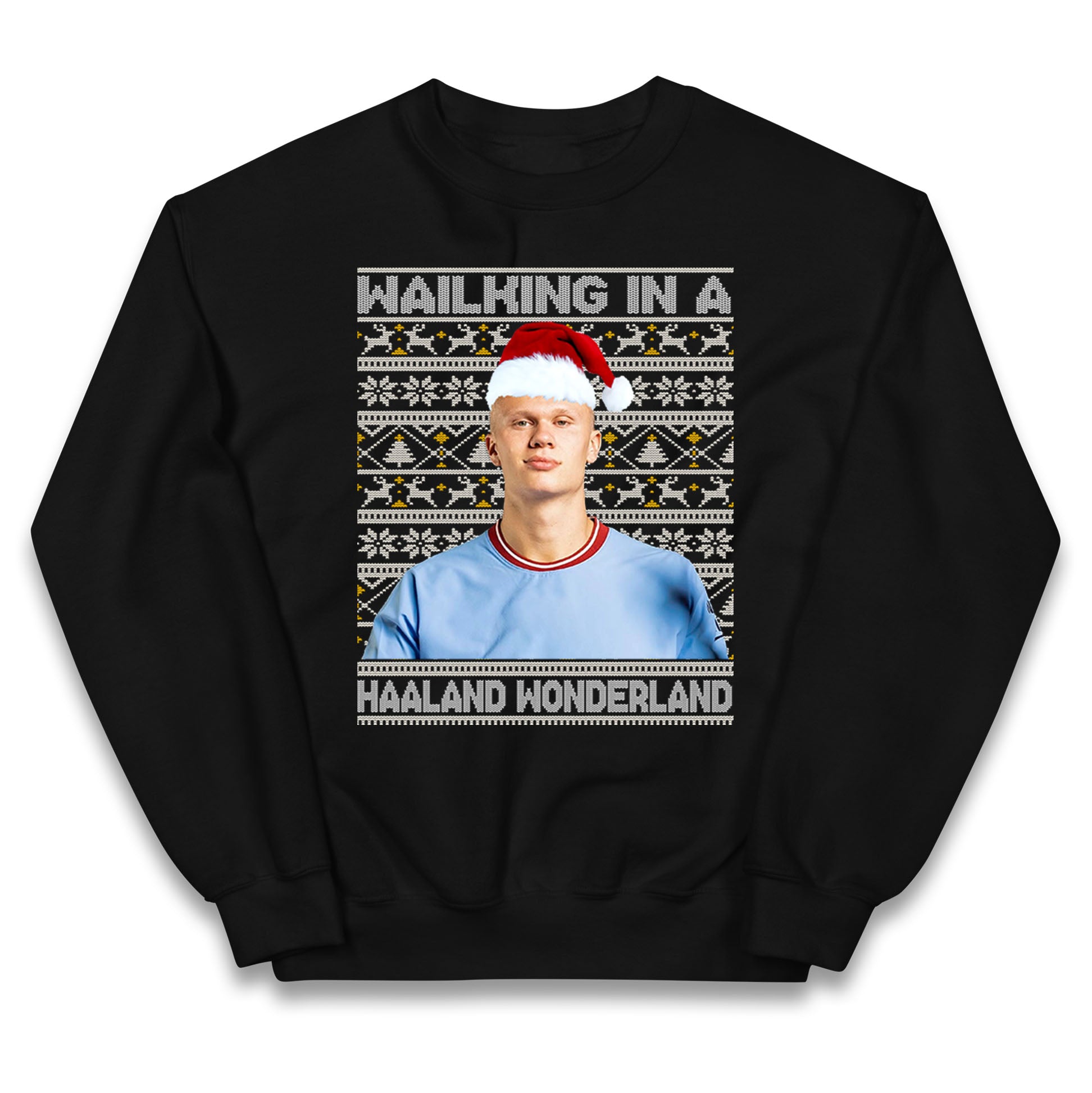erling haaland christmas jumper