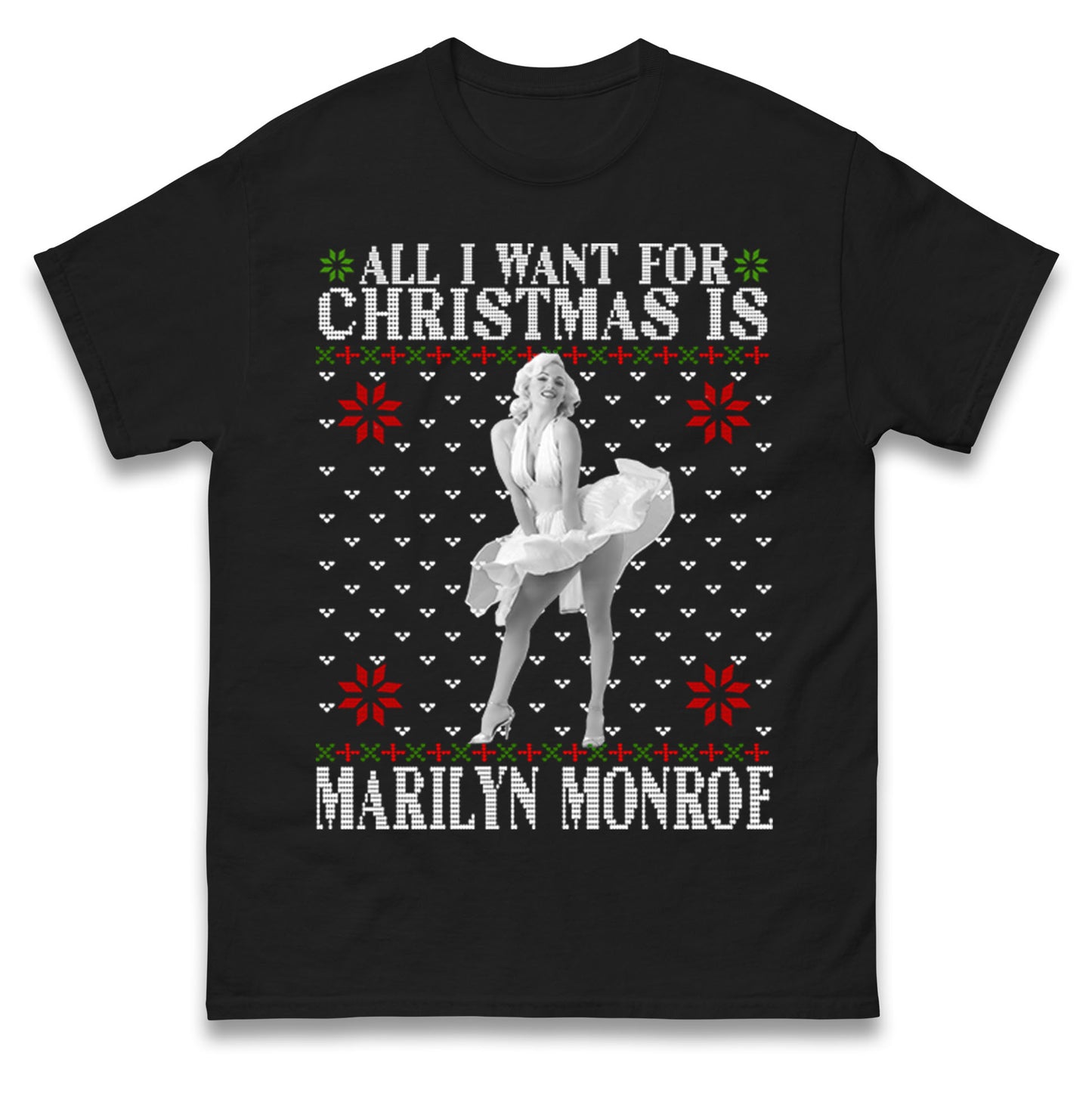 marilyn monroe christmas t shirt