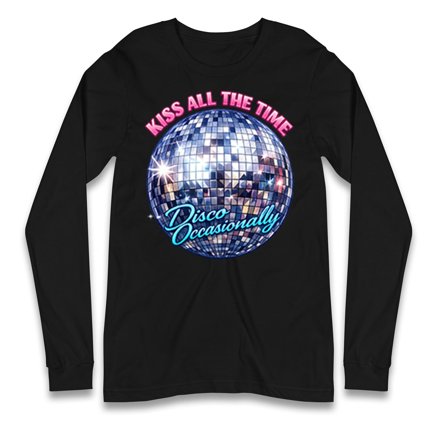 Kiss All The Time Disco Occasionally Longsleeve T Shirt