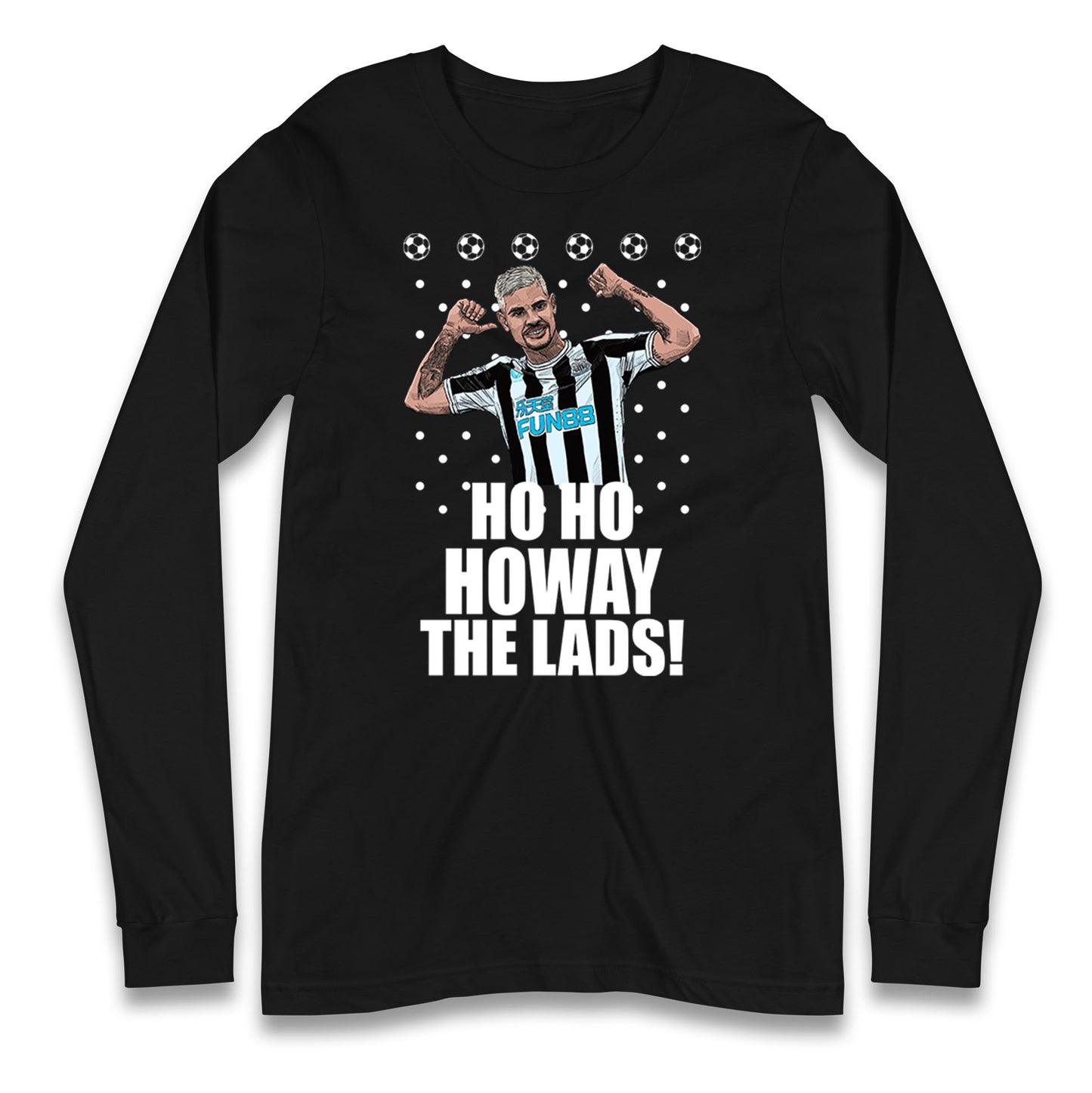 bruno guimaraes christmas long sleeve t shirt