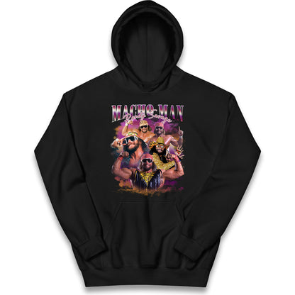 Macho Man Bootleg Kids Hoodie