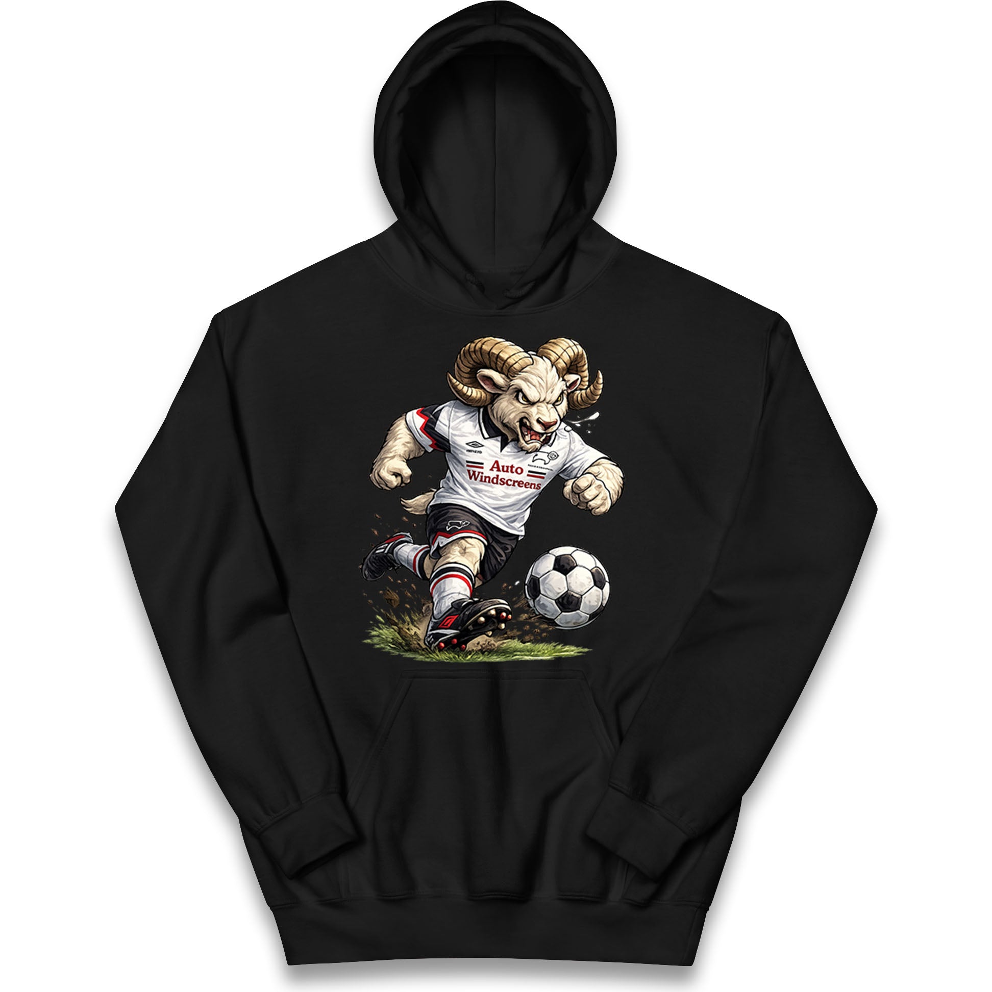 Old School Derby County Kids Hoodie 