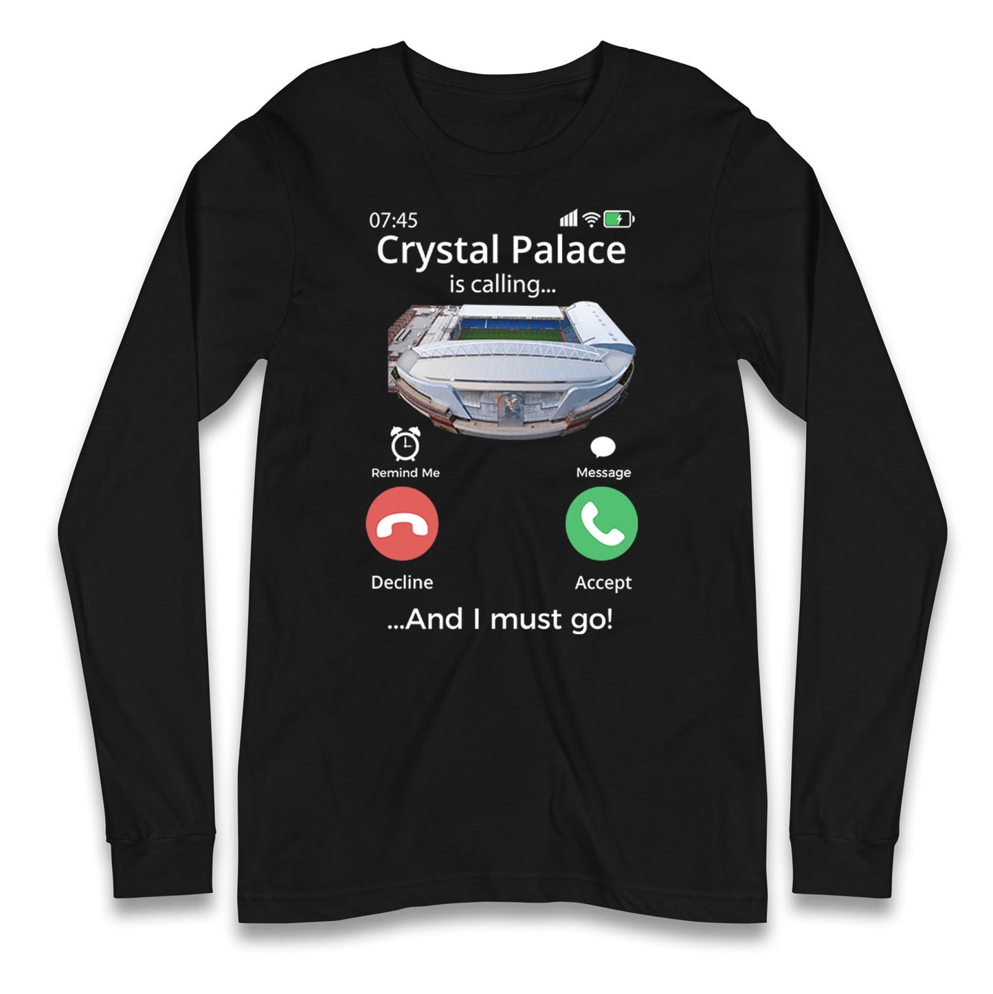 crystal palace long sleeve jersey