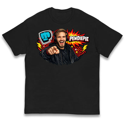 PewDiePie YouTuber Kids T Shirt 