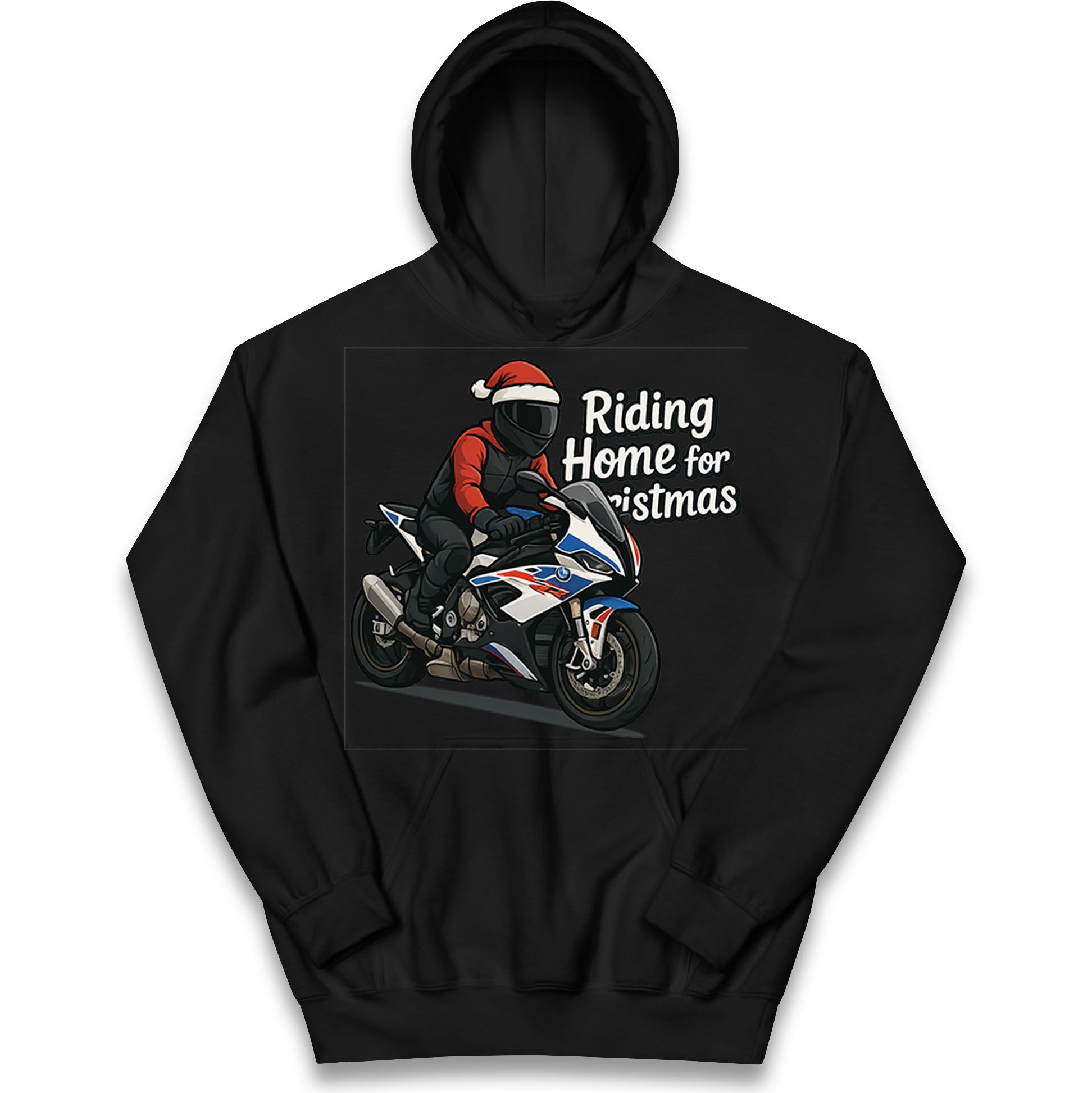 BMW S1000RR Christmas Kids Hoodie