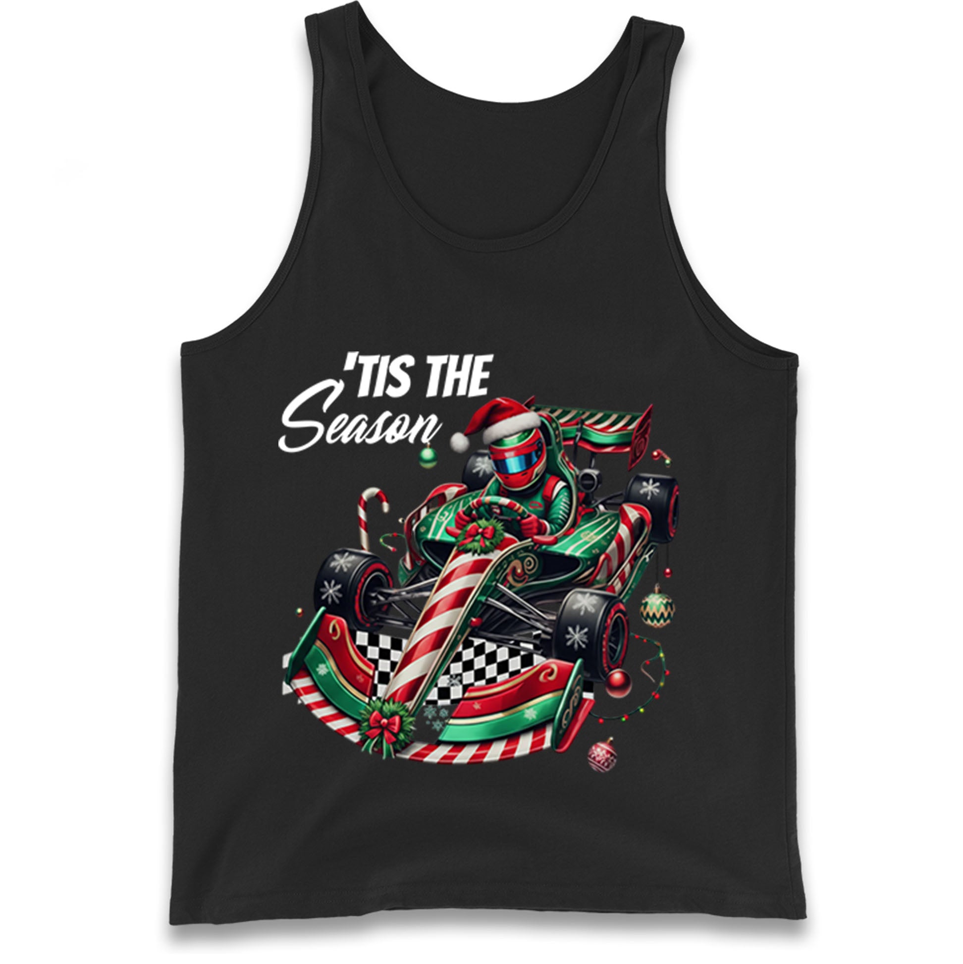 Formula 1 Karting Christmas Tank Top