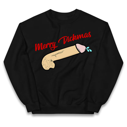 Merry Dickmas Funny Jumper