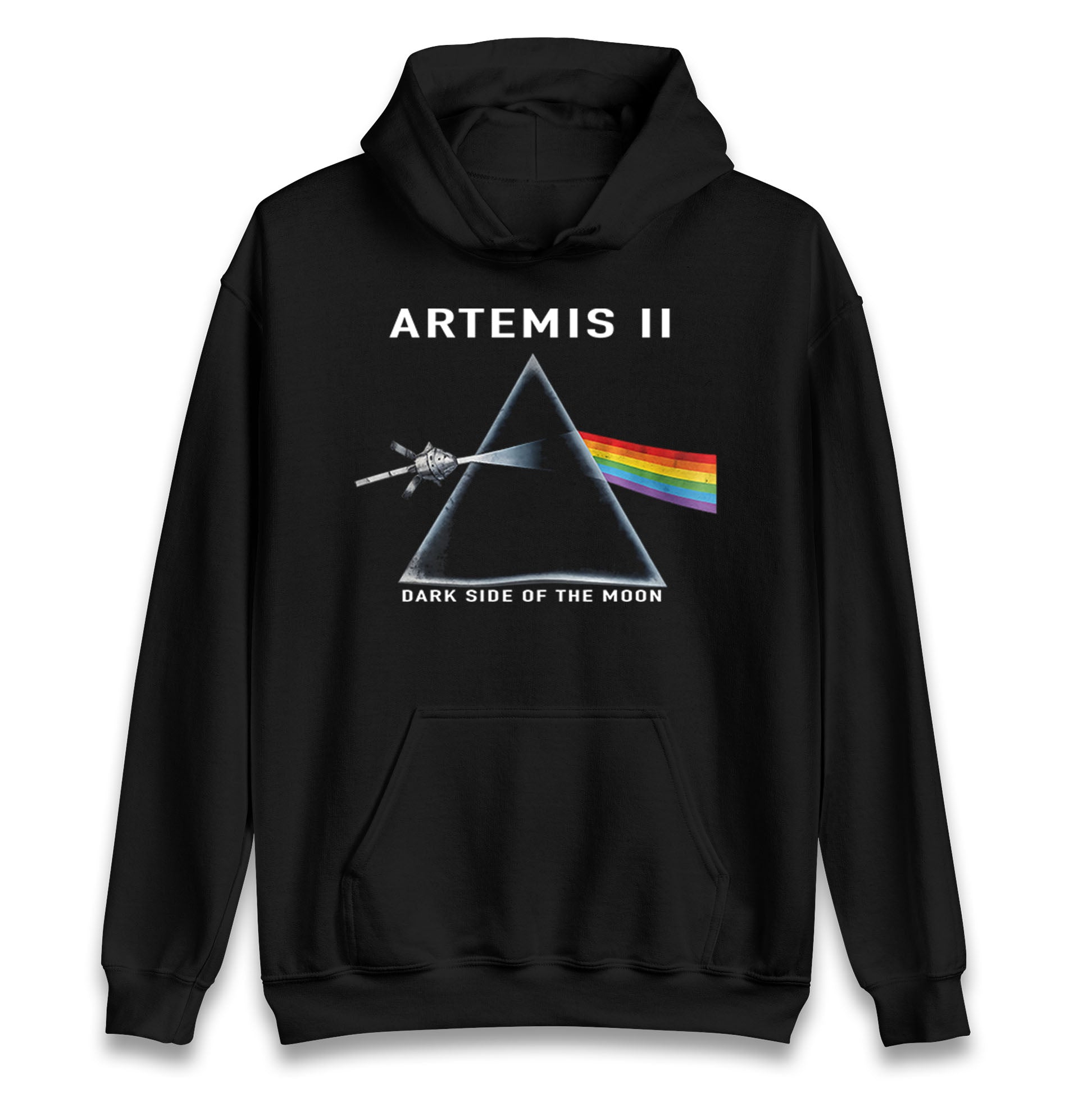 Artemis II Dark Side Of The Moon Pink Floyd Hoodie