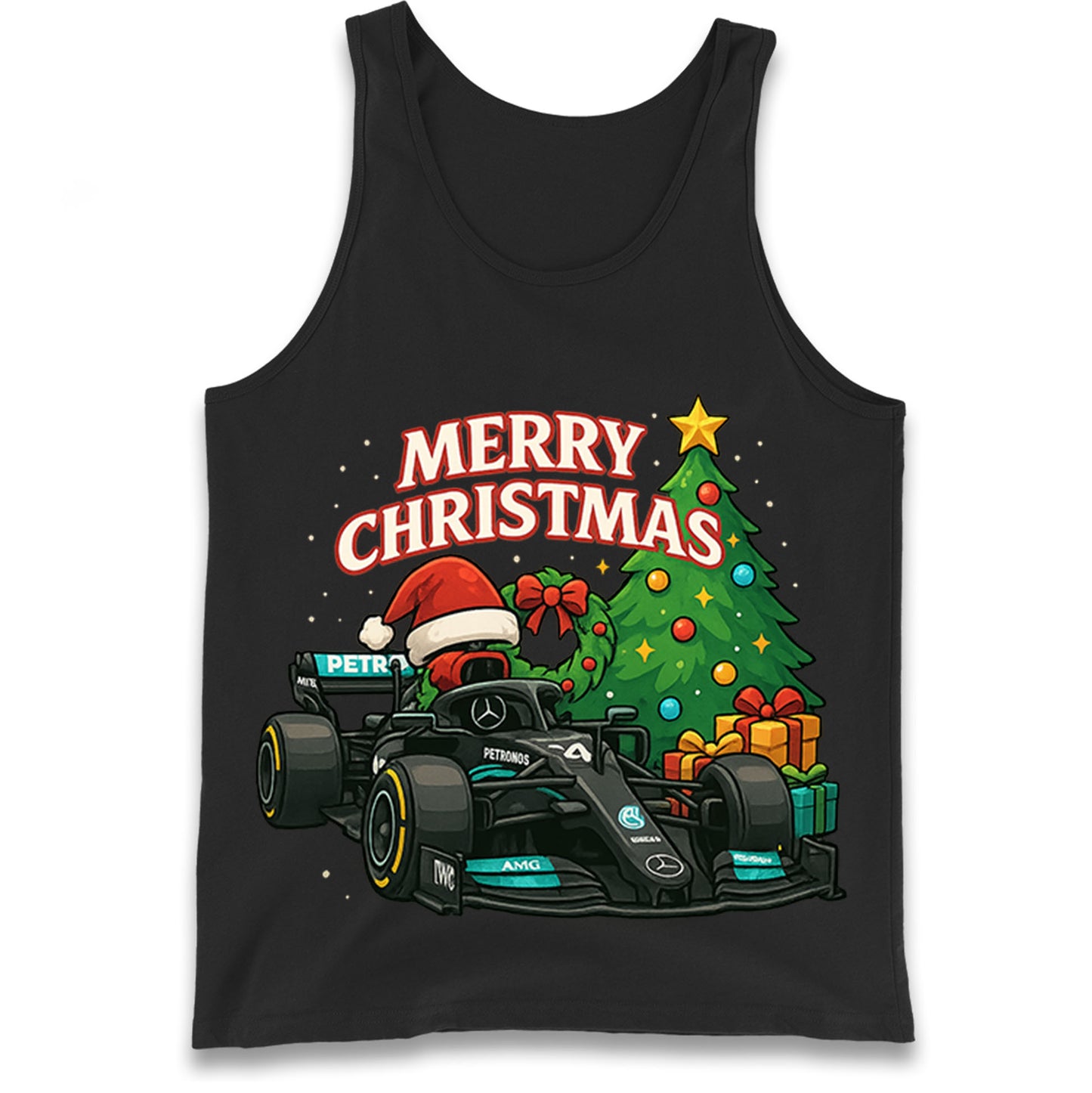 Mercedes F1 Christmas Tank Top