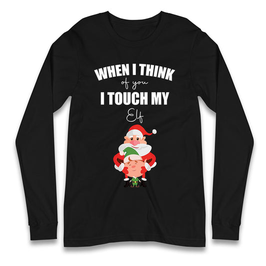 Santa Elf Christmas Longsleeve T Shirt
