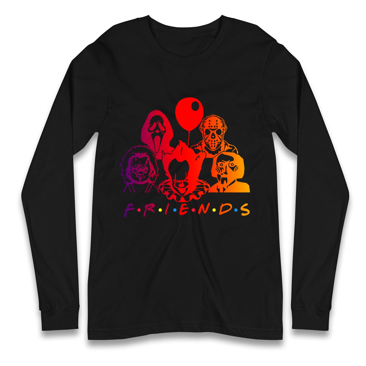 Super Villains Friends Halloween Long Sleeve T Shirt