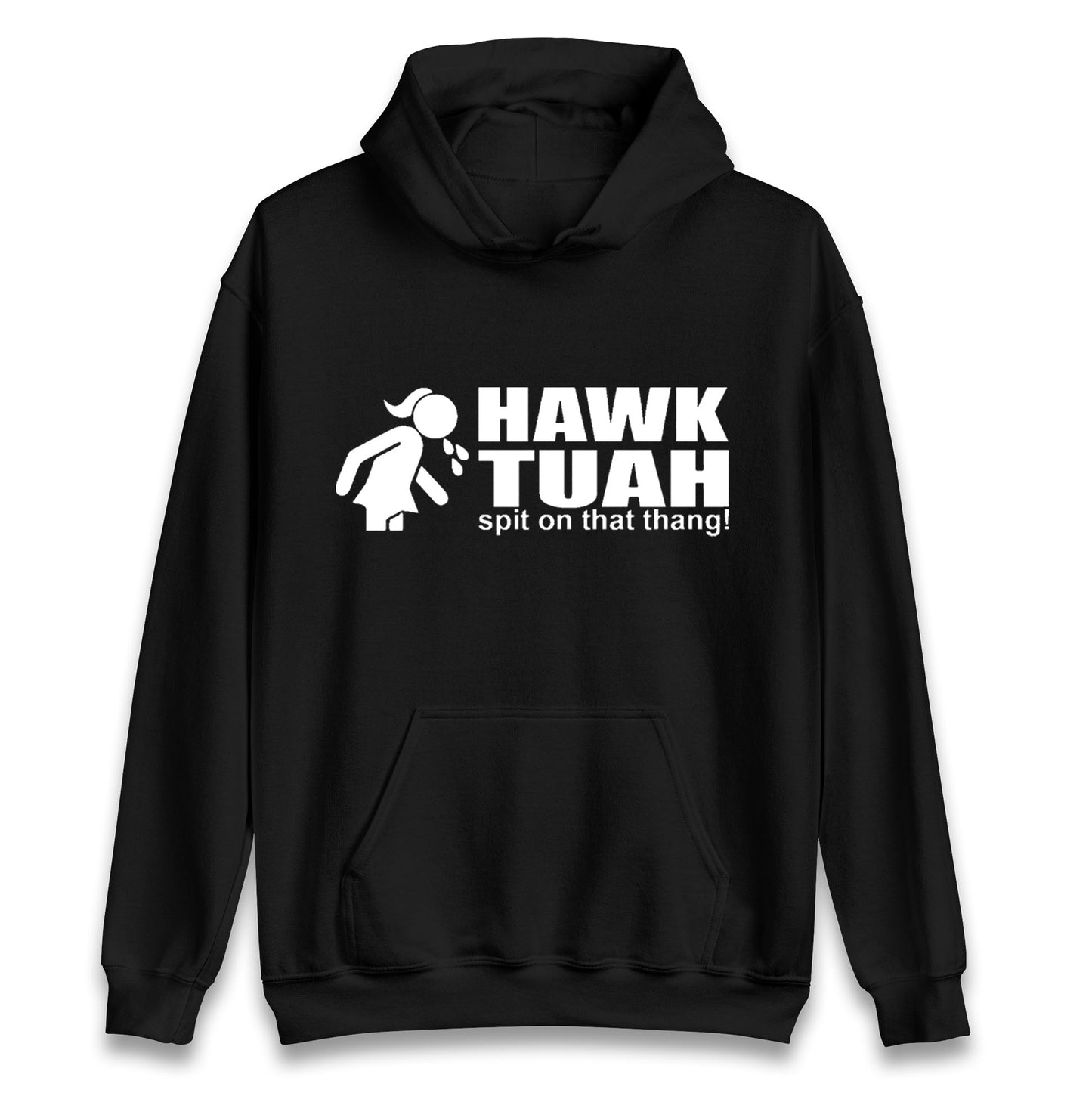 Hawk Tuah Spit on That Thang Girl Unisex Hoodie