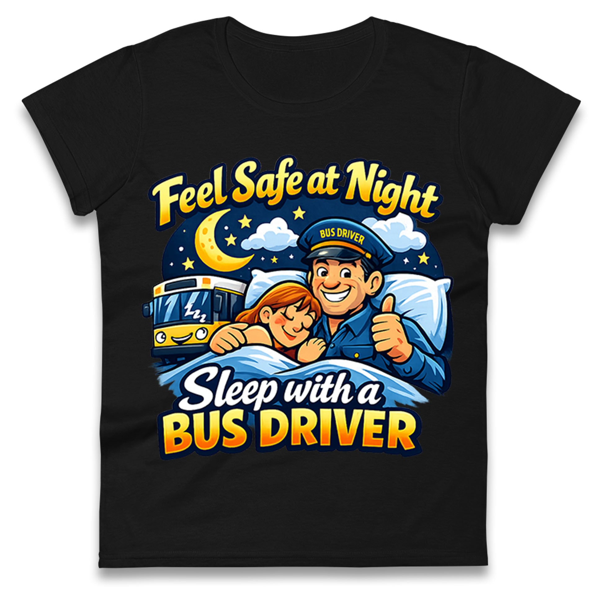 Bus Driver Job Title Ladies T Shirt