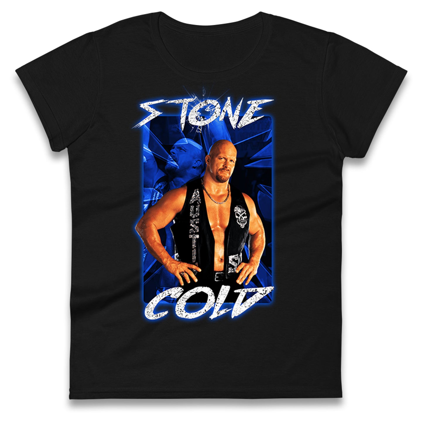 Stone Cold wwe Bootleg Womens T Shirt