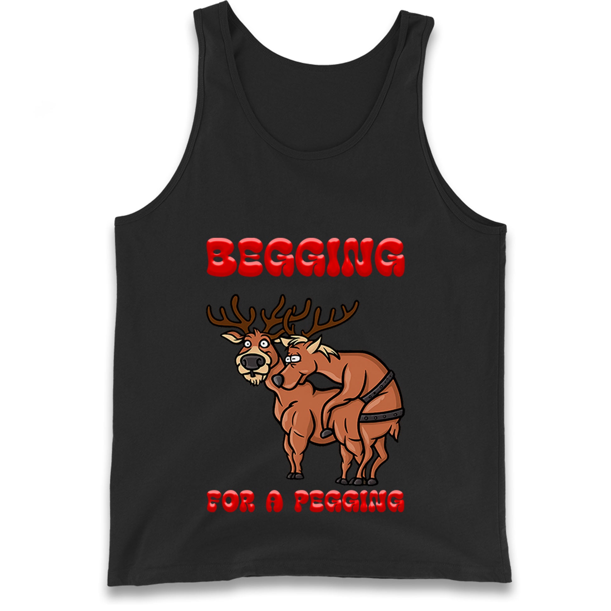 Deer Christmas Tank Top