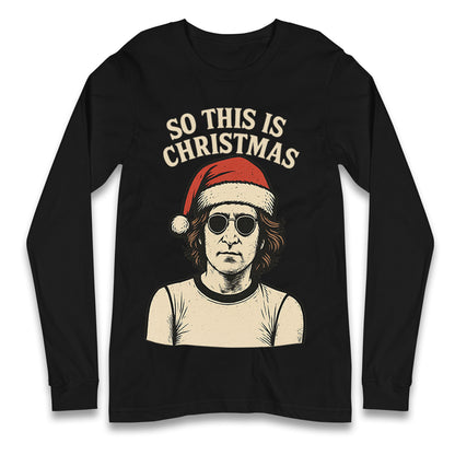 Christmas John Lennon Christmas Longsleeve T Shirt