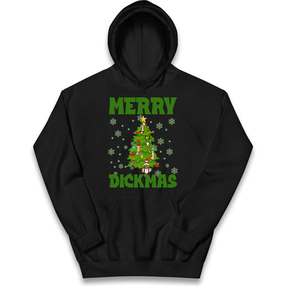 Merry Dickmas Funny Christmas Hoodie