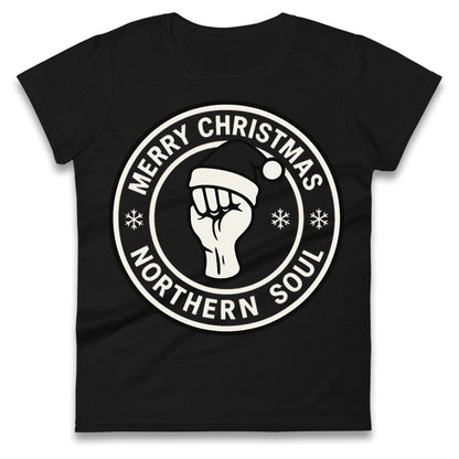 Merry Christmas Northern Soul Ladies T Shirt