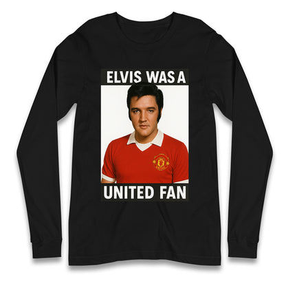 Elvis Presley Mnchester United Longsleeve T Shirt