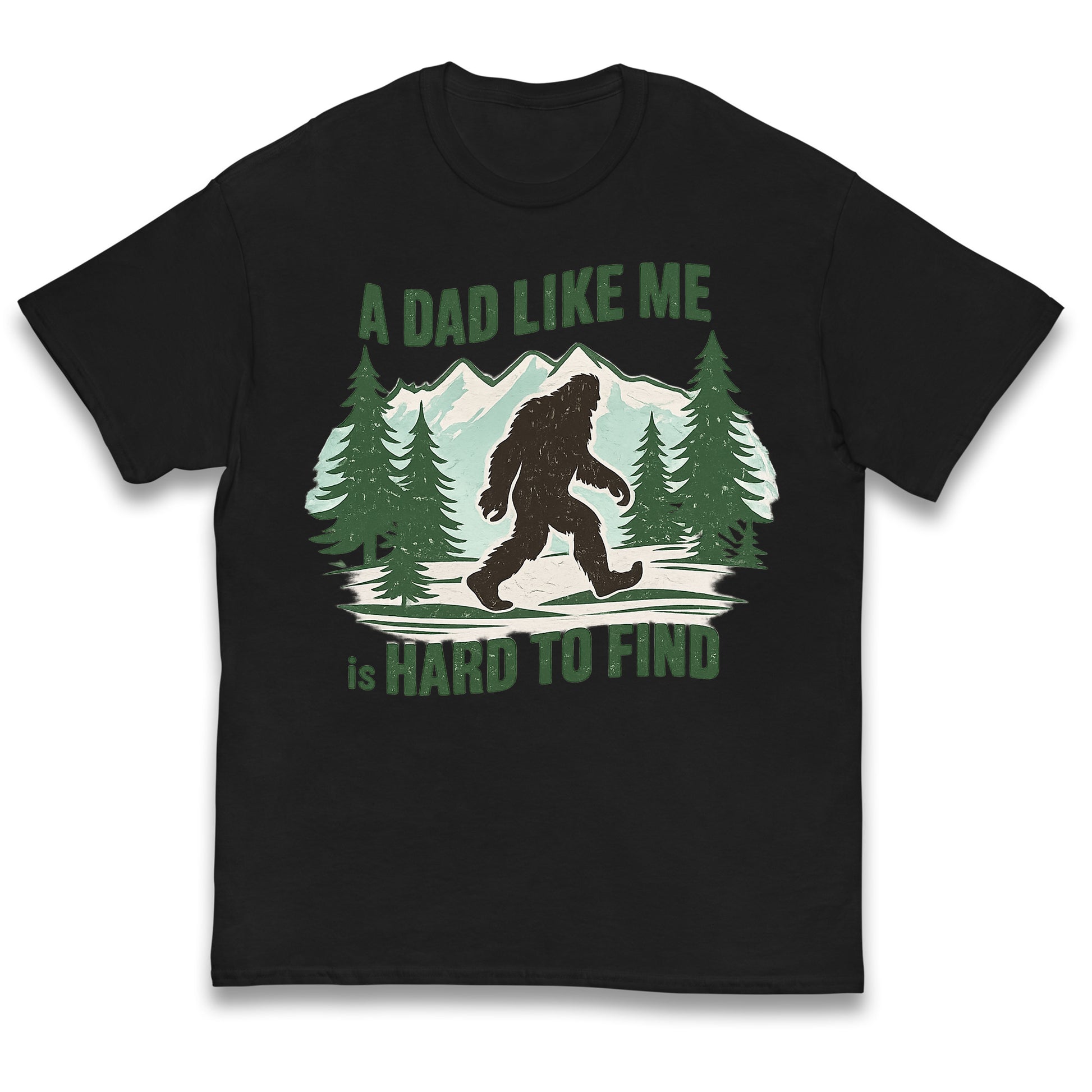 Retro Funny Bigfoot Dad Kids T Shirt