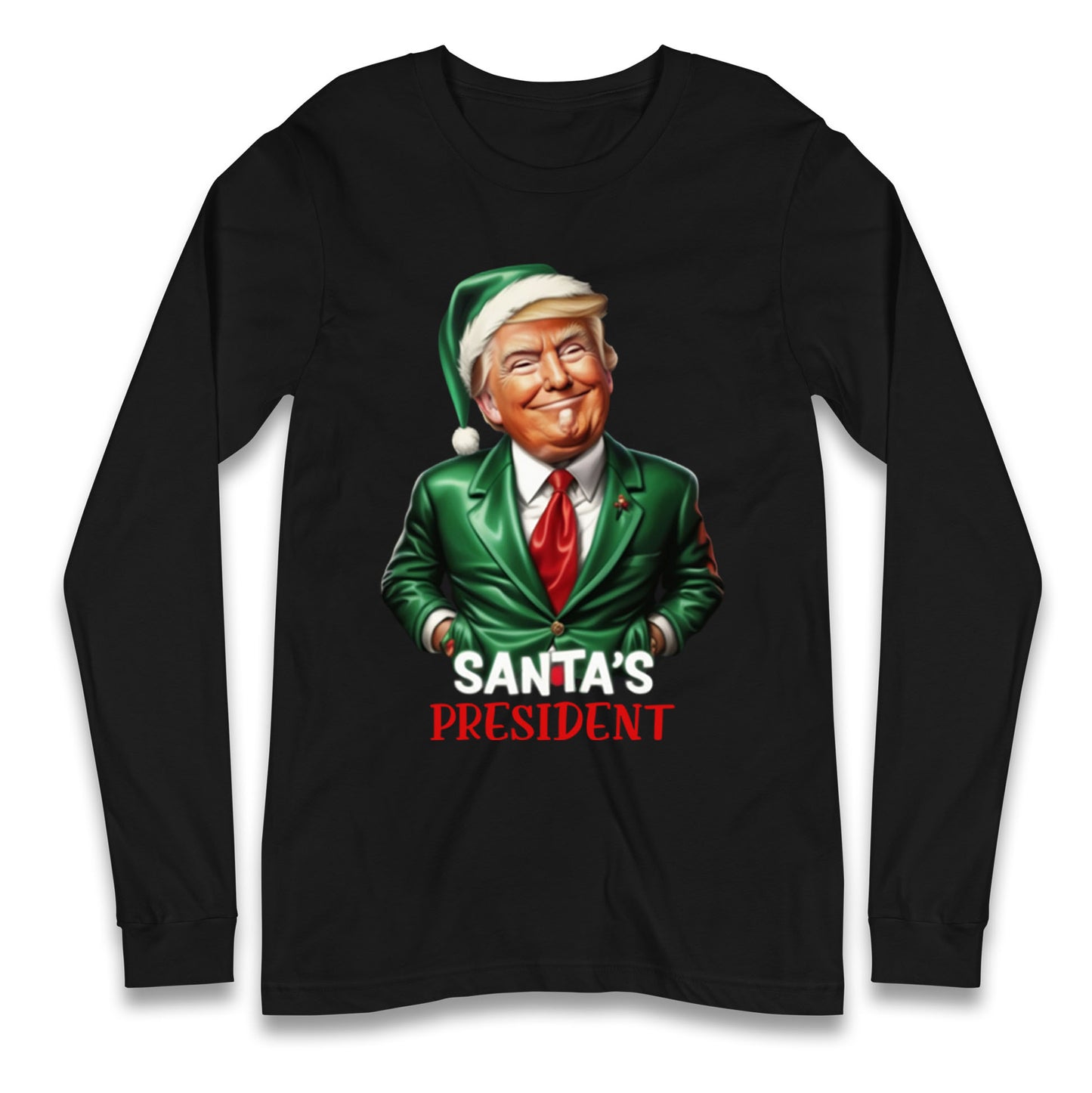 Donald Trump Christmas Longsleeve T Shirt