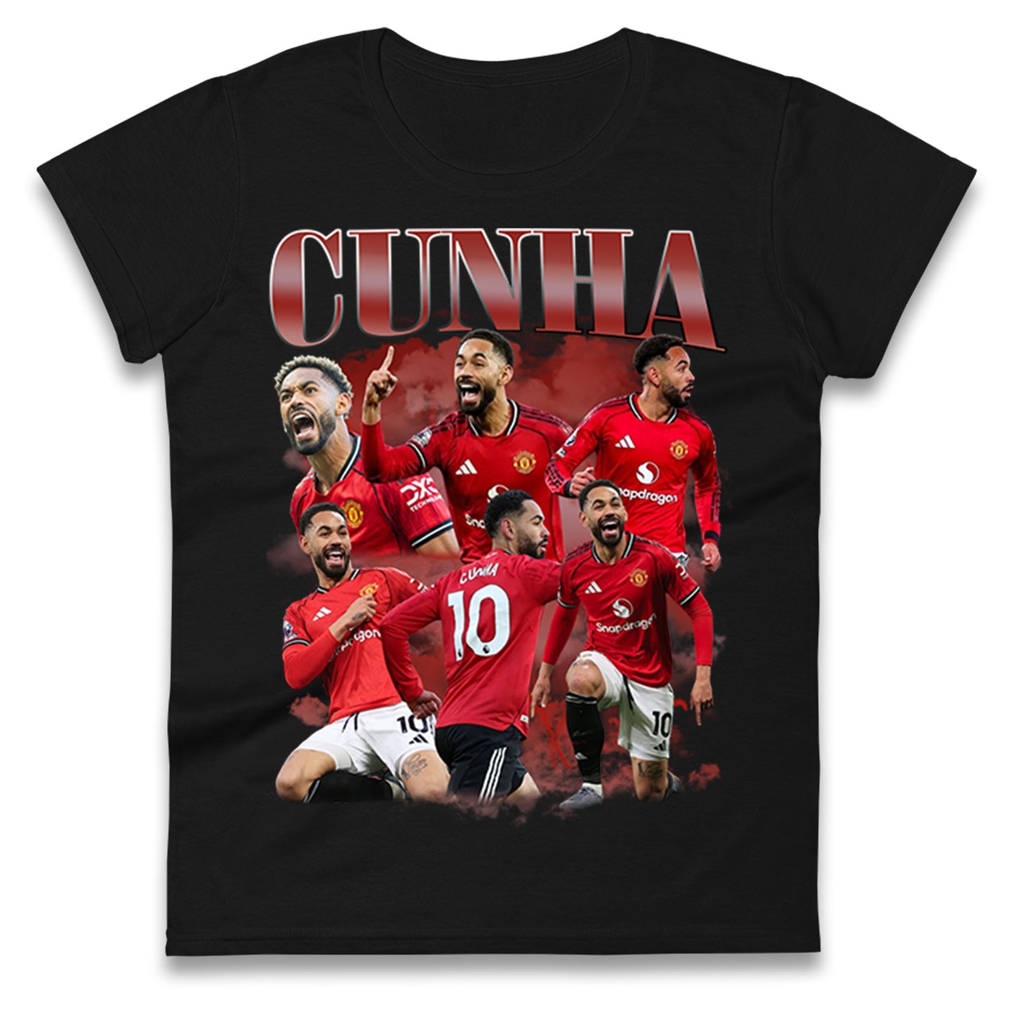 Matheus Cunha Manchester United Ladies T Shirt