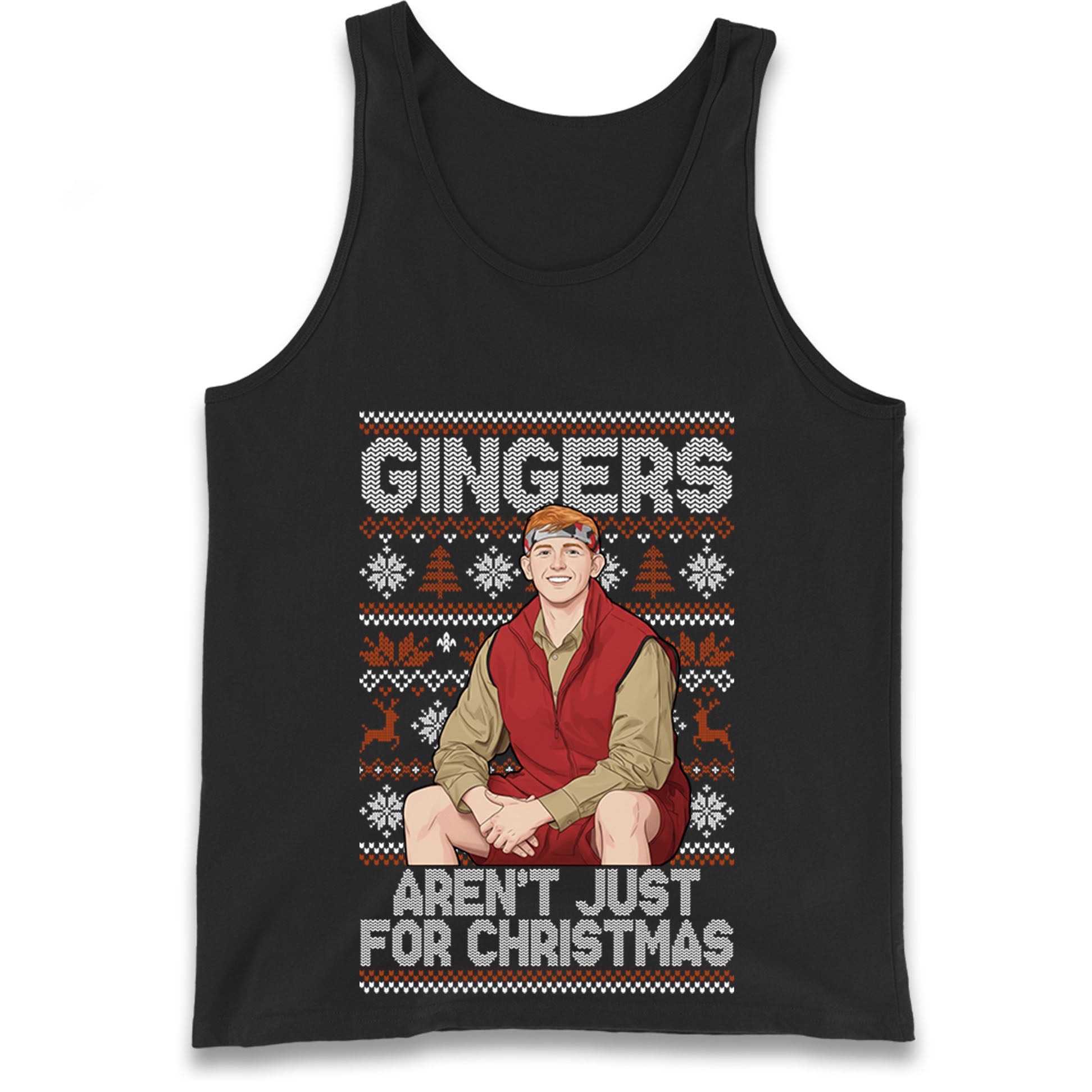 Angry Ginge Xmas Tank Top