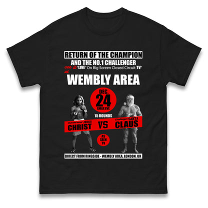 Jesus Christ Vs Santa Claus T Shirt