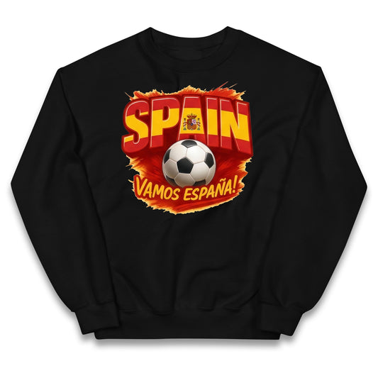Spain Retro World Cup Kids Jumper