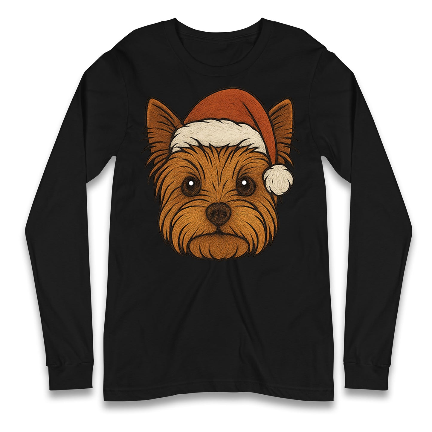 Yorkshire Terrier Christmas Longsleeve T Shirt