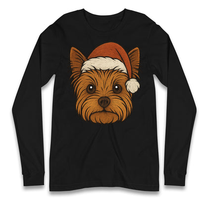 Yorkshire Terrier Christmas Longsleeve T Shirt
