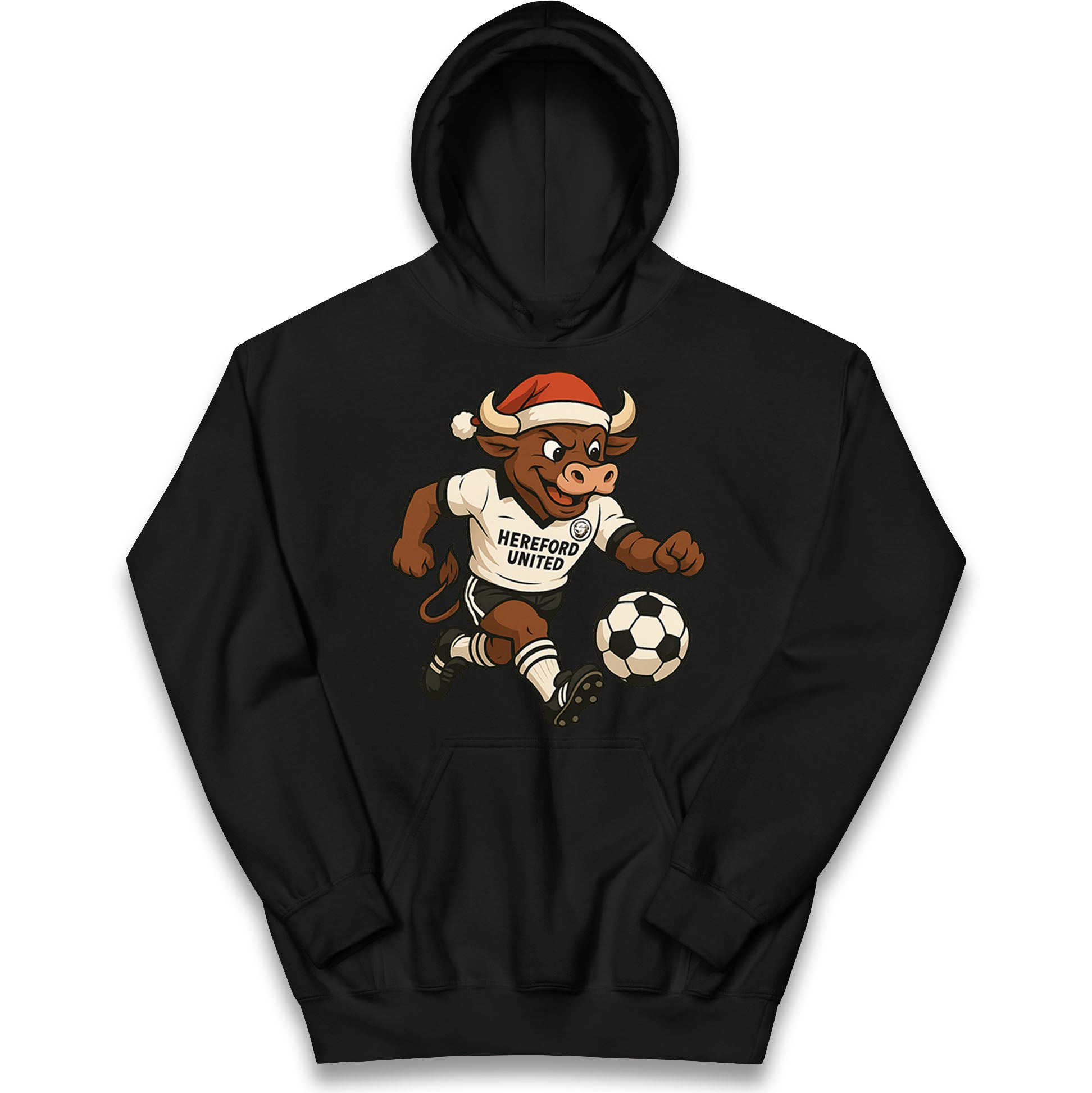 Retro Hereford Christmas Kids Hoodie