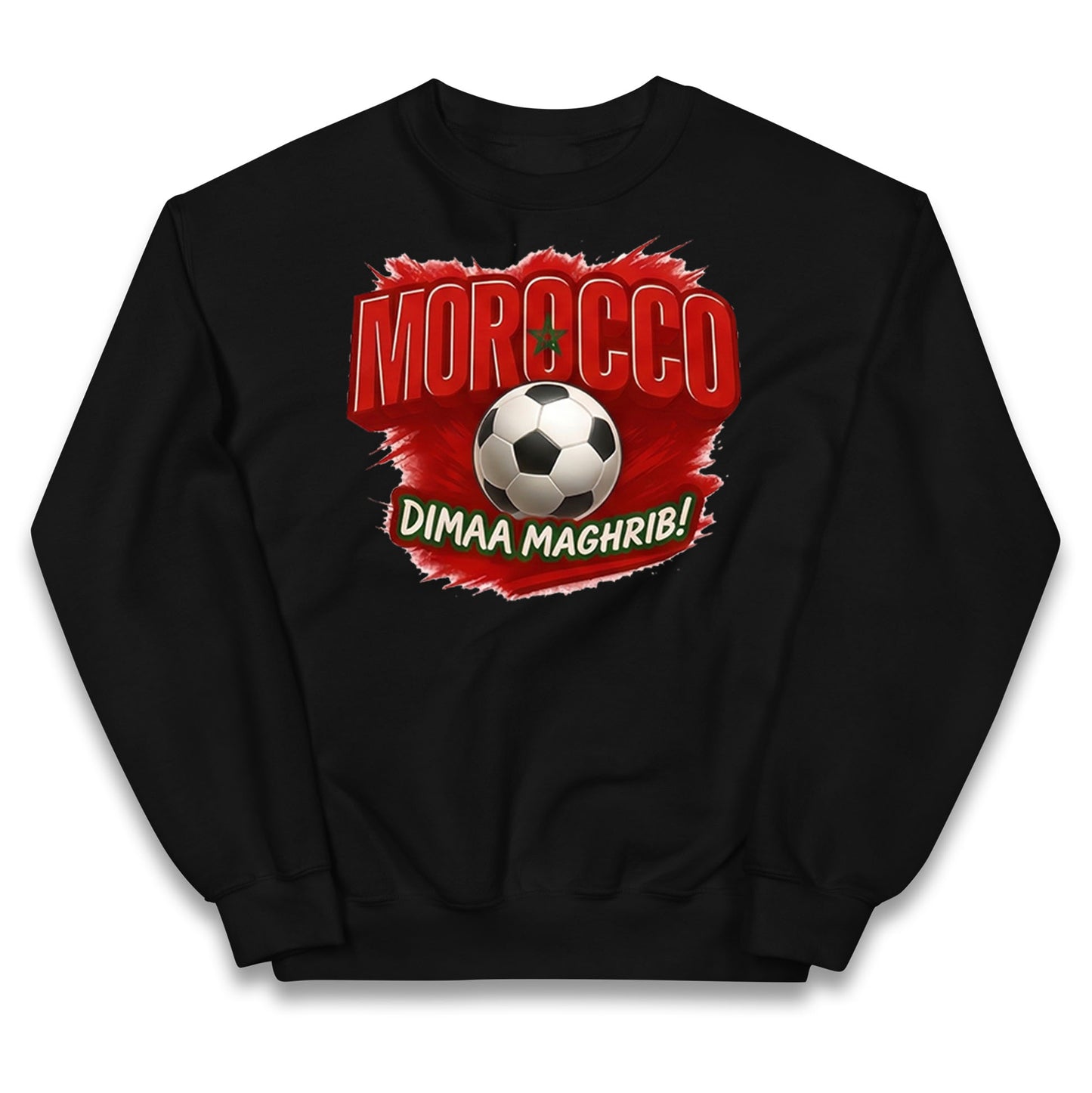 Morocco Retro World Cup Kids Jumper