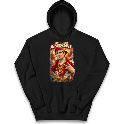 My Homie Andoni Iraola Liverpool Football Kids Hoodie