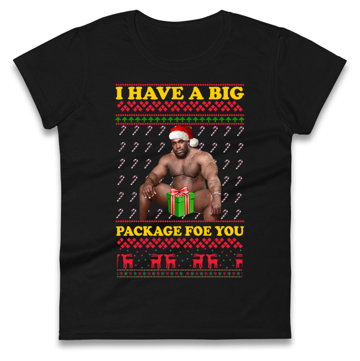 barry wood christmas womens t shirt