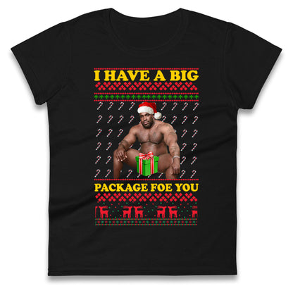 barry wood christmas womens t shirt