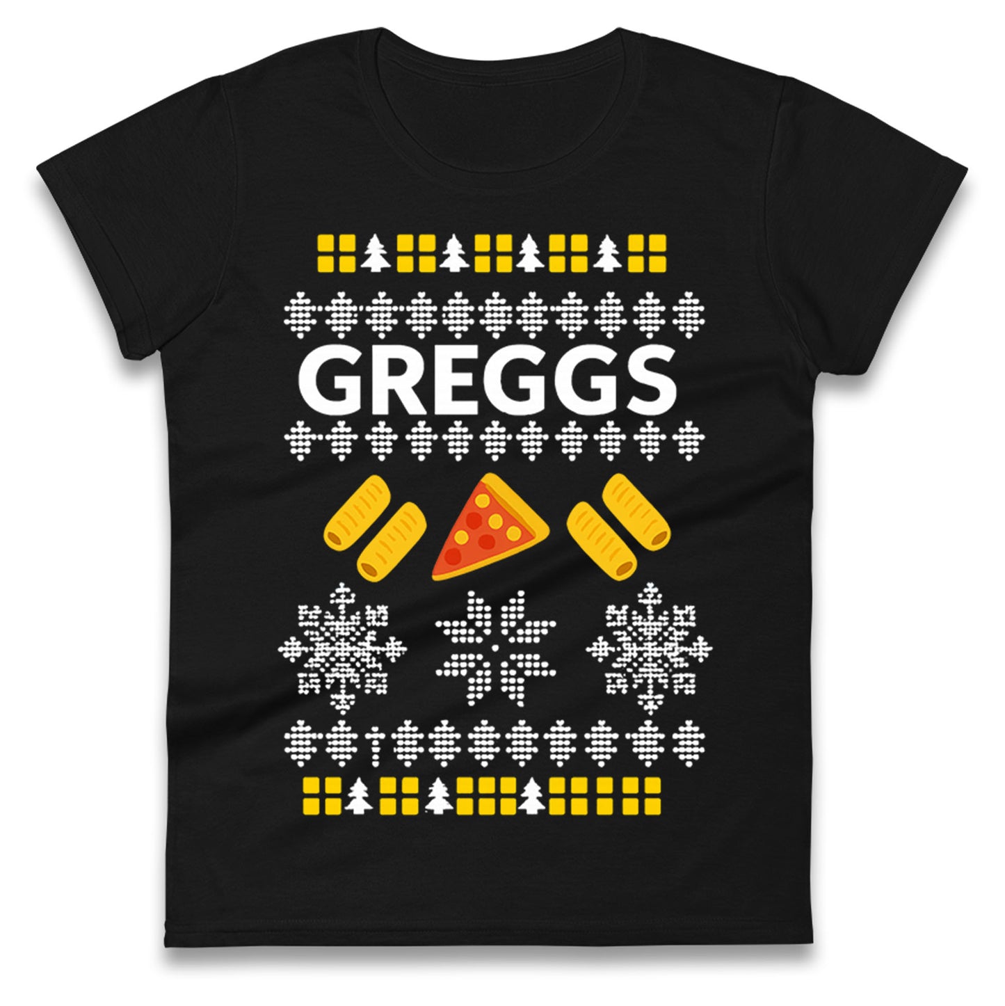 Greggs Christmas Ladies T Shirt