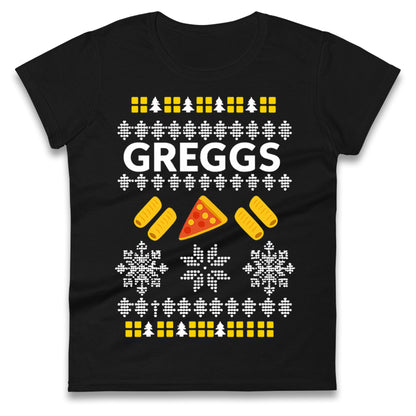 Greggs Christmas Ladies T Shirt