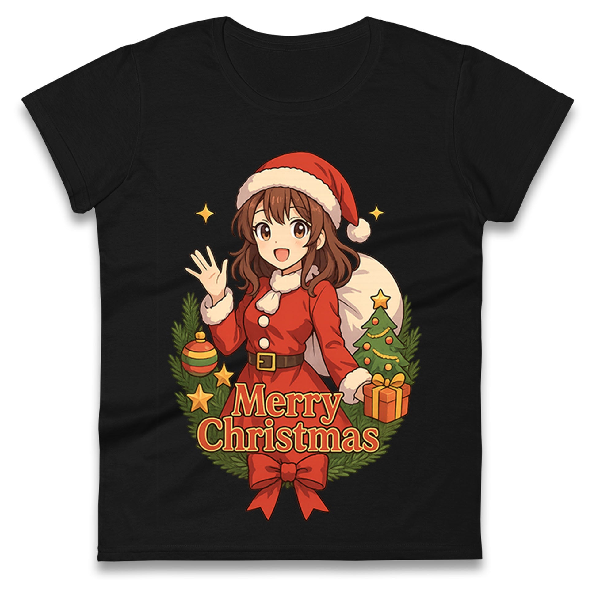 Anime Christmas Ladies Shirt