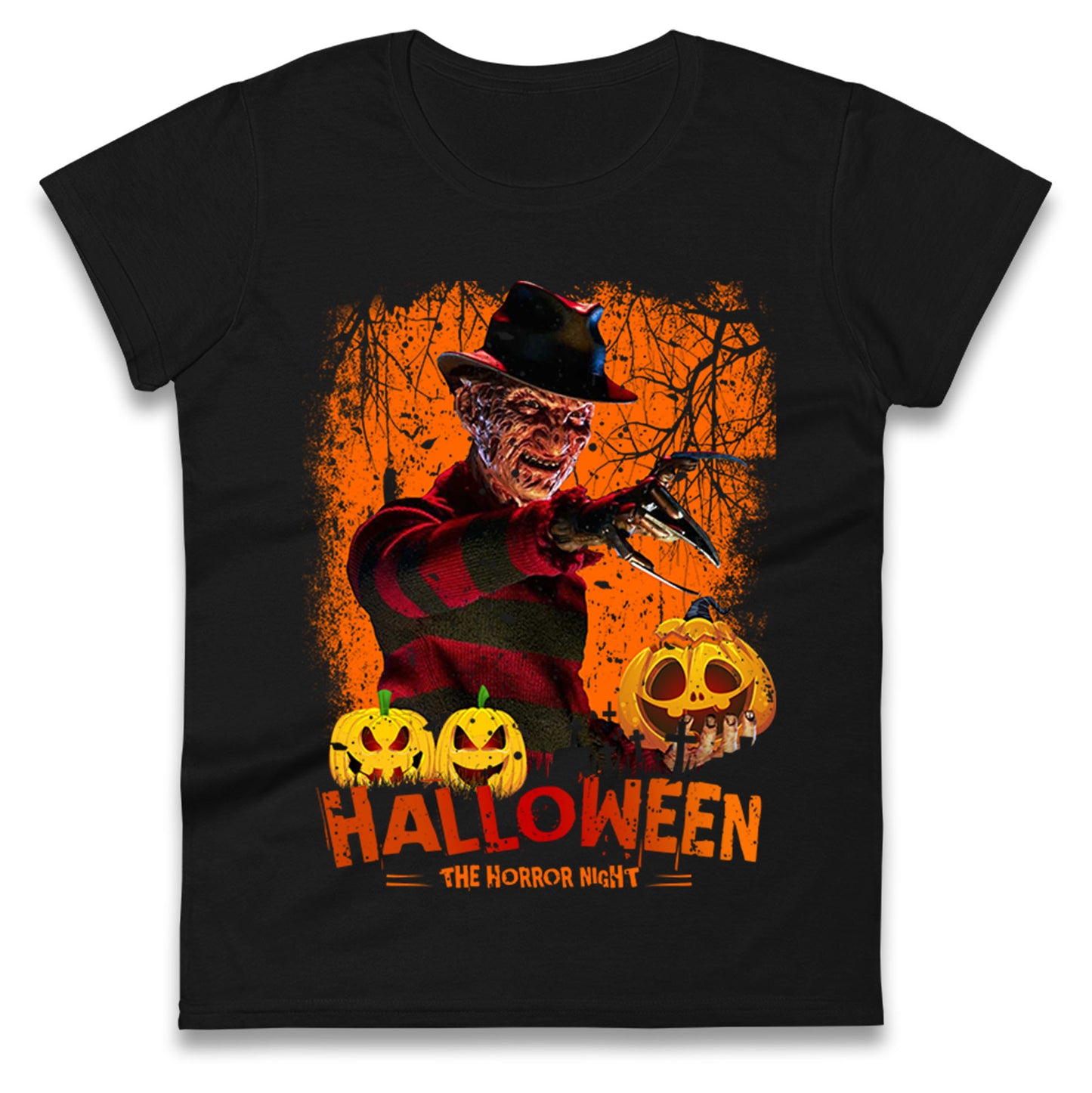 Freddy Krueger Halloween Horror Night Womens t shirts